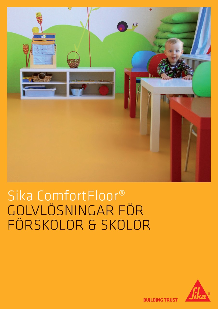Sika ComfortFloor® - Golvlösningar för förskolor & skolor